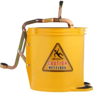 Yellow Clean Wringer Bucket 16L