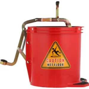 Red Clean Wringer Bucket 16L