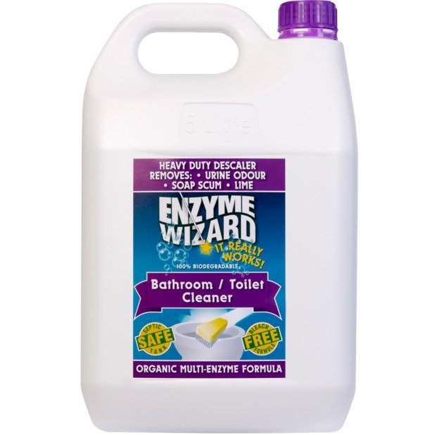 Enzyme Wizard Bathroom & Toilet Cleaner 5 Litre Enzyme Wizard Bathroom & Toilet Cleaner 5 Litre