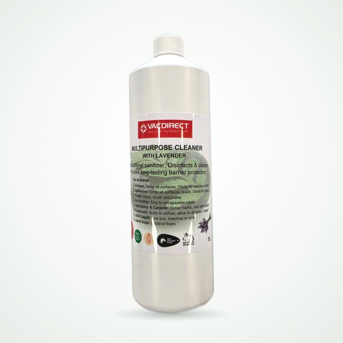 VacDirect Multipurpose Cleaner with Lavender 1L VacDirect Multipurpose Cleaner with Lavender 1L